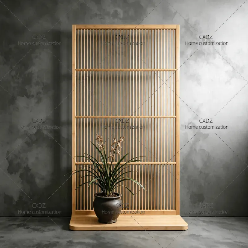 Room Divider Bamboo - Japanese Bamboo Partition Screen Nordic Simple