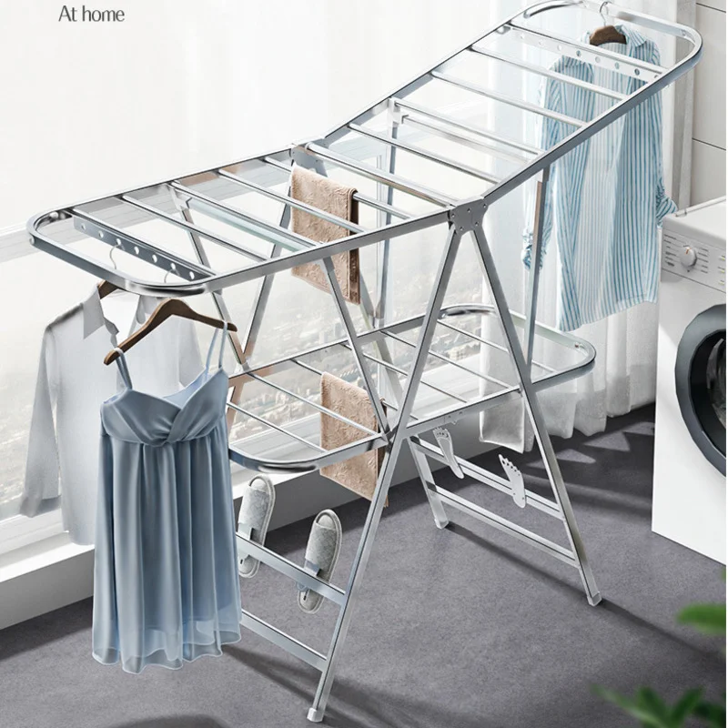 Folding Coat Hanger Balcony Cl - Coat Rack Standing ulasan dan harga