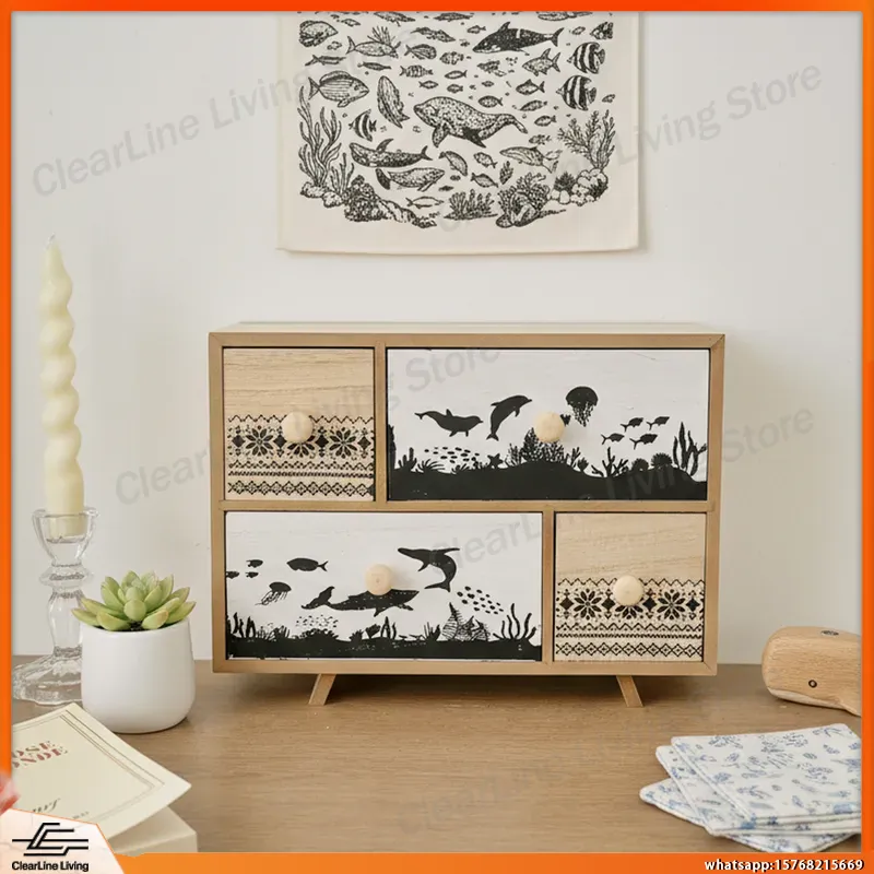 Wooden Desktop Drawer Locker w - Office Storage Cabinet ulasan dan harga