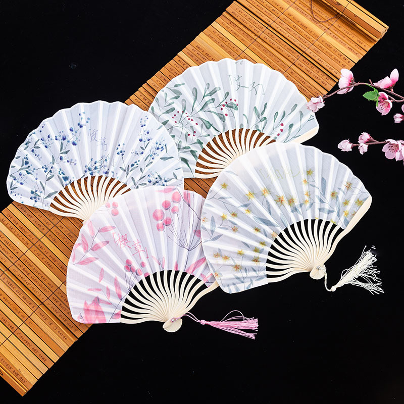 Hand Fold Fan Retro Adornment  - Room Divider Bamboo ulasan dan harga