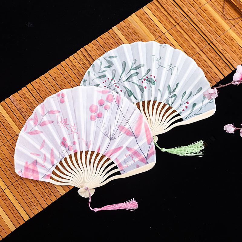 Hand Fold Fan Retro Adornment  - Room Divider Bamboo ulasan dan harga