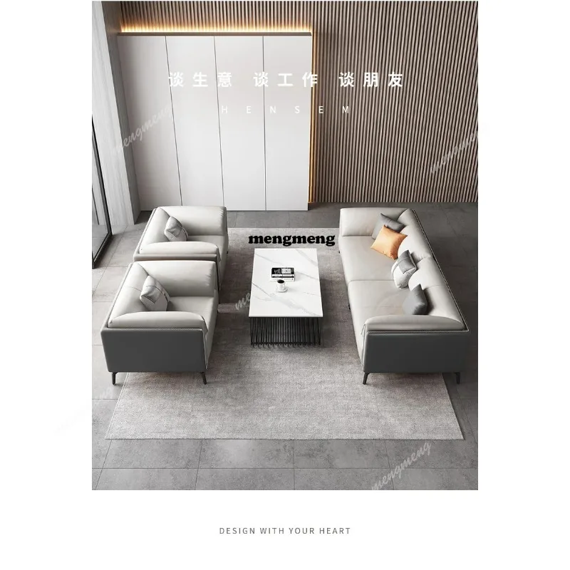 03A Cowhide Business Office So - Office Furniture Luxury ulasan dan harga