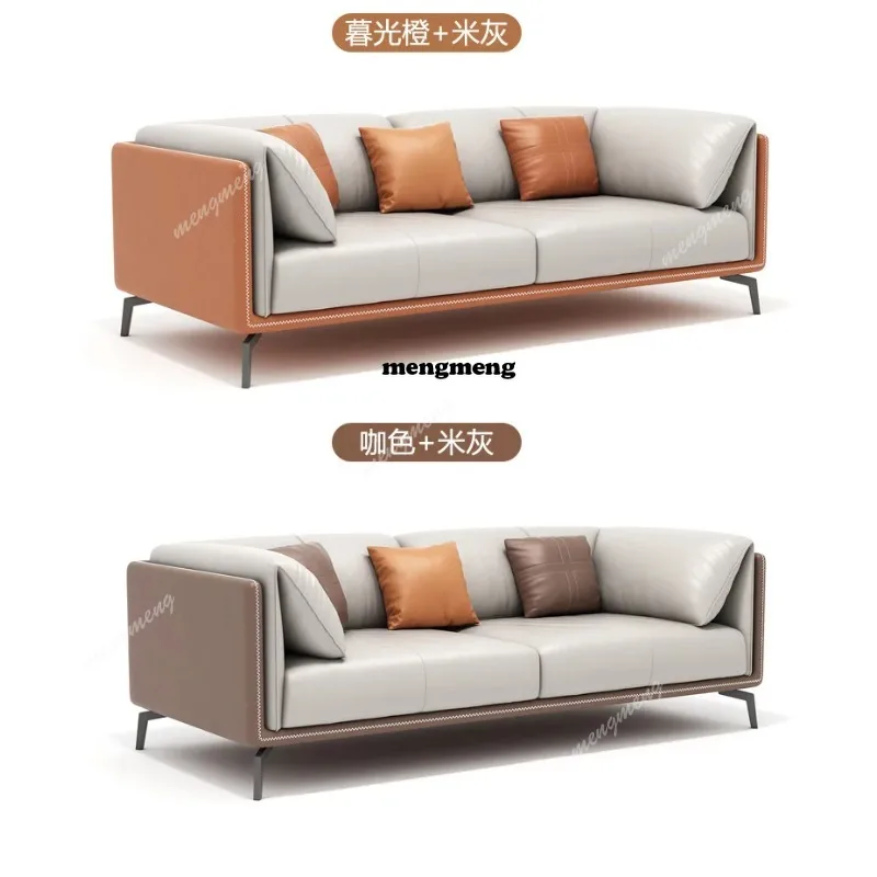 03A Cowhide Business Office So - Office Furniture Luxury ulasan dan harga
