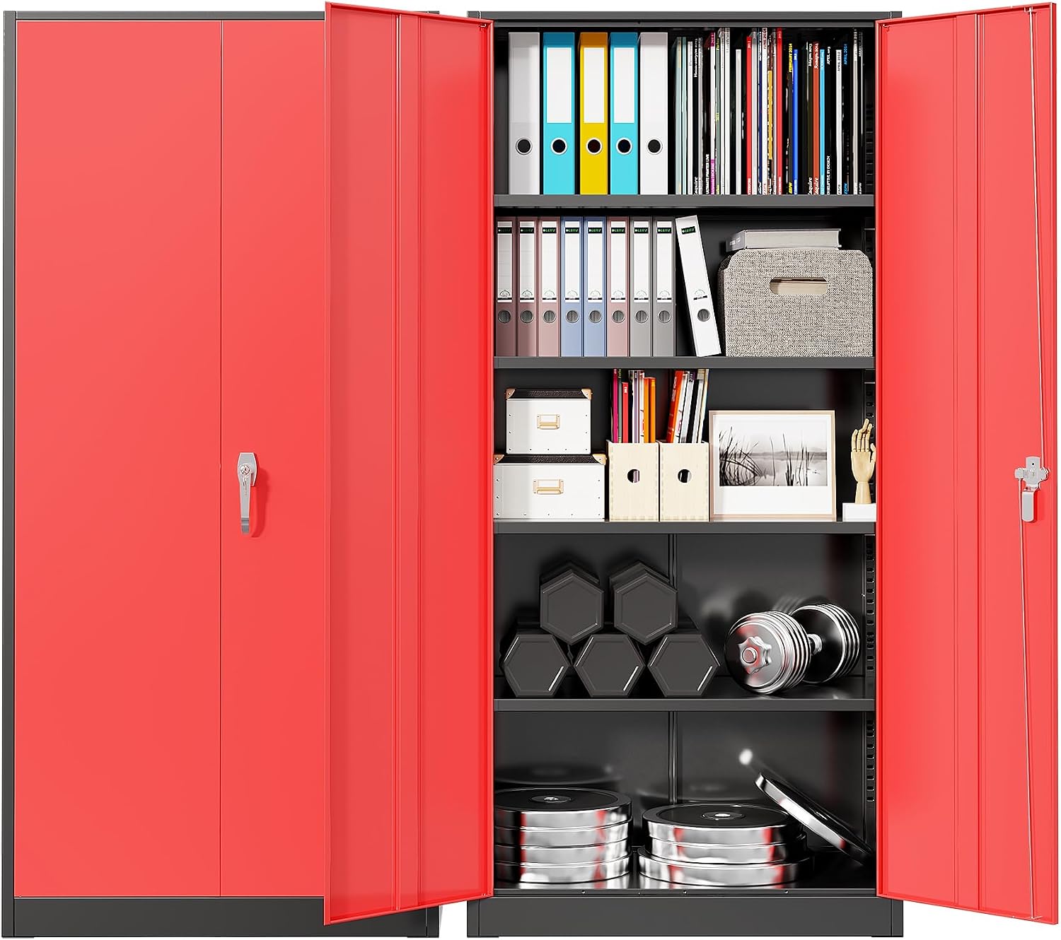 Heavy Duty Metal Garage Storag - Office Storage Cabinet ulasan dan harga