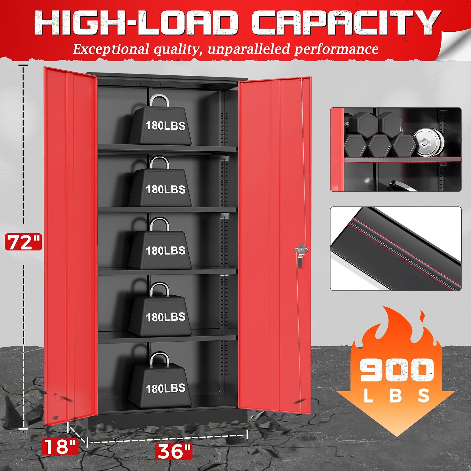 Heavy Duty Metal Garage Storag - Office Storage Cabinet ulasan dan harga