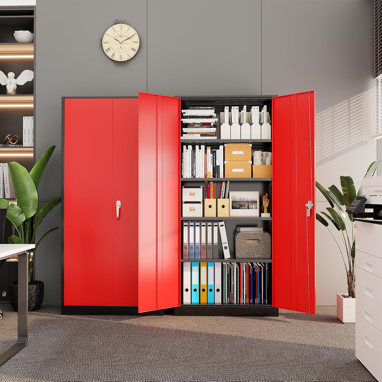 Heavy Duty Metal Garage Storag - Office Storage Cabinet ulasan dan harga