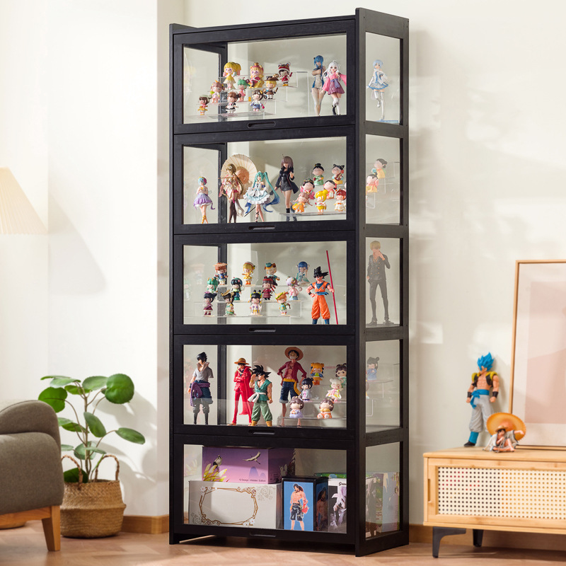 Large Lego Display Box Cabinet - Room Divider Bamboo ulasan dan harga