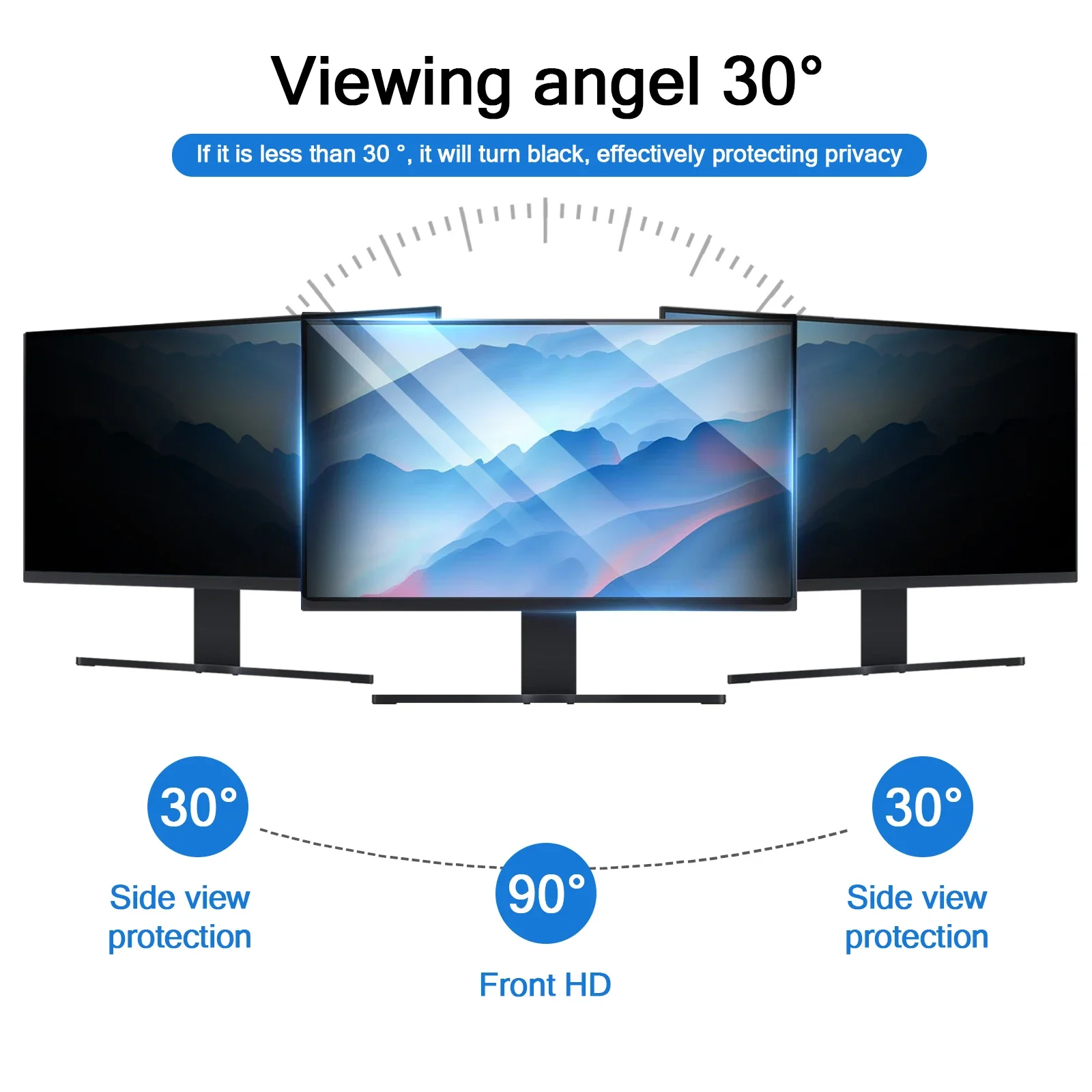 Hanging Anti-peering Screen Pr - Monitor Privacy Filter ulasan dan harga
