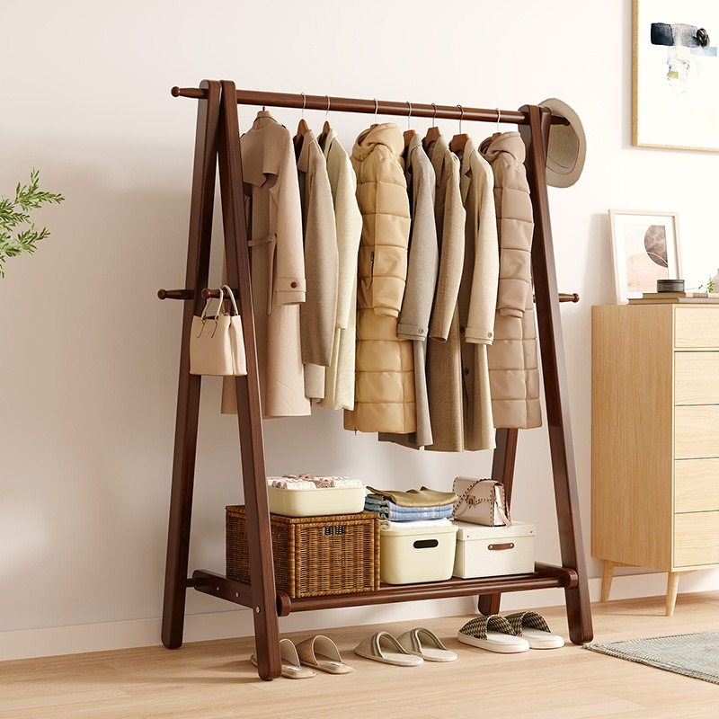 Solid Wood Free Standing Wardr - Coat Rack Standing ulasan dan harga