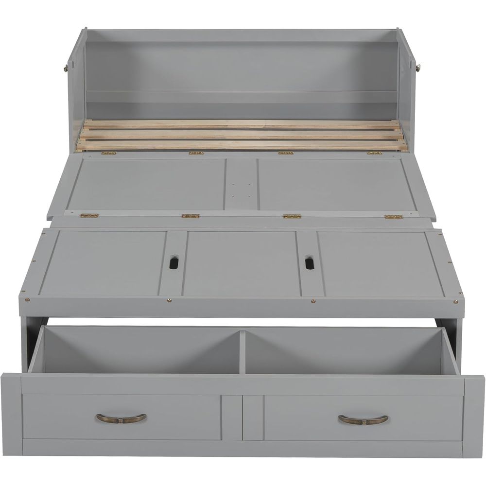 Full Size Murphy Bed Wall Bed, - Office Storage Cabinet ulasan dan harga