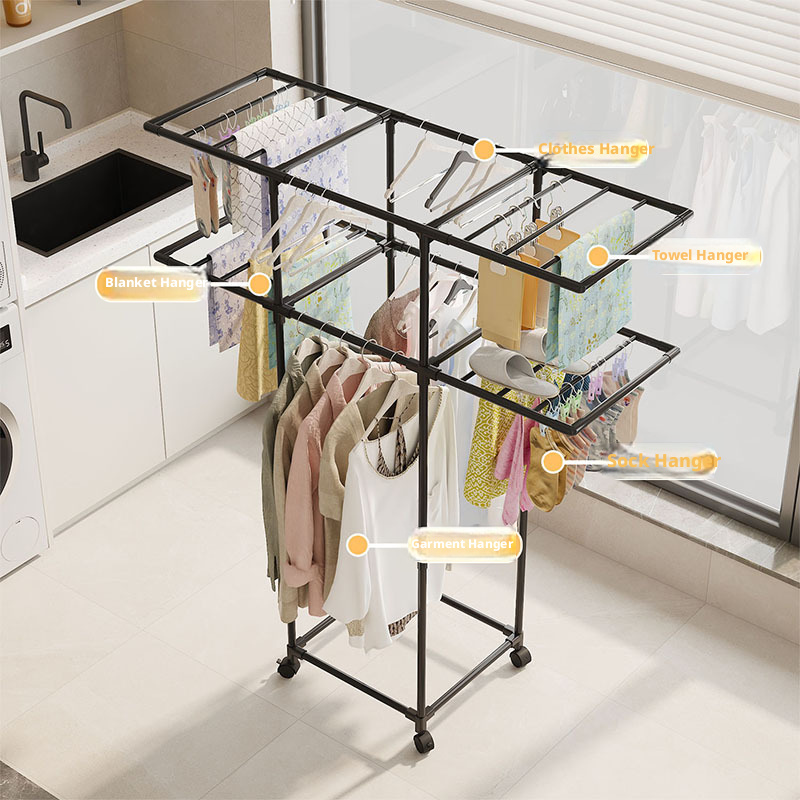 Clothes Drying Rack Coat Rack  - Coat Rack Standing ulasan dan harga