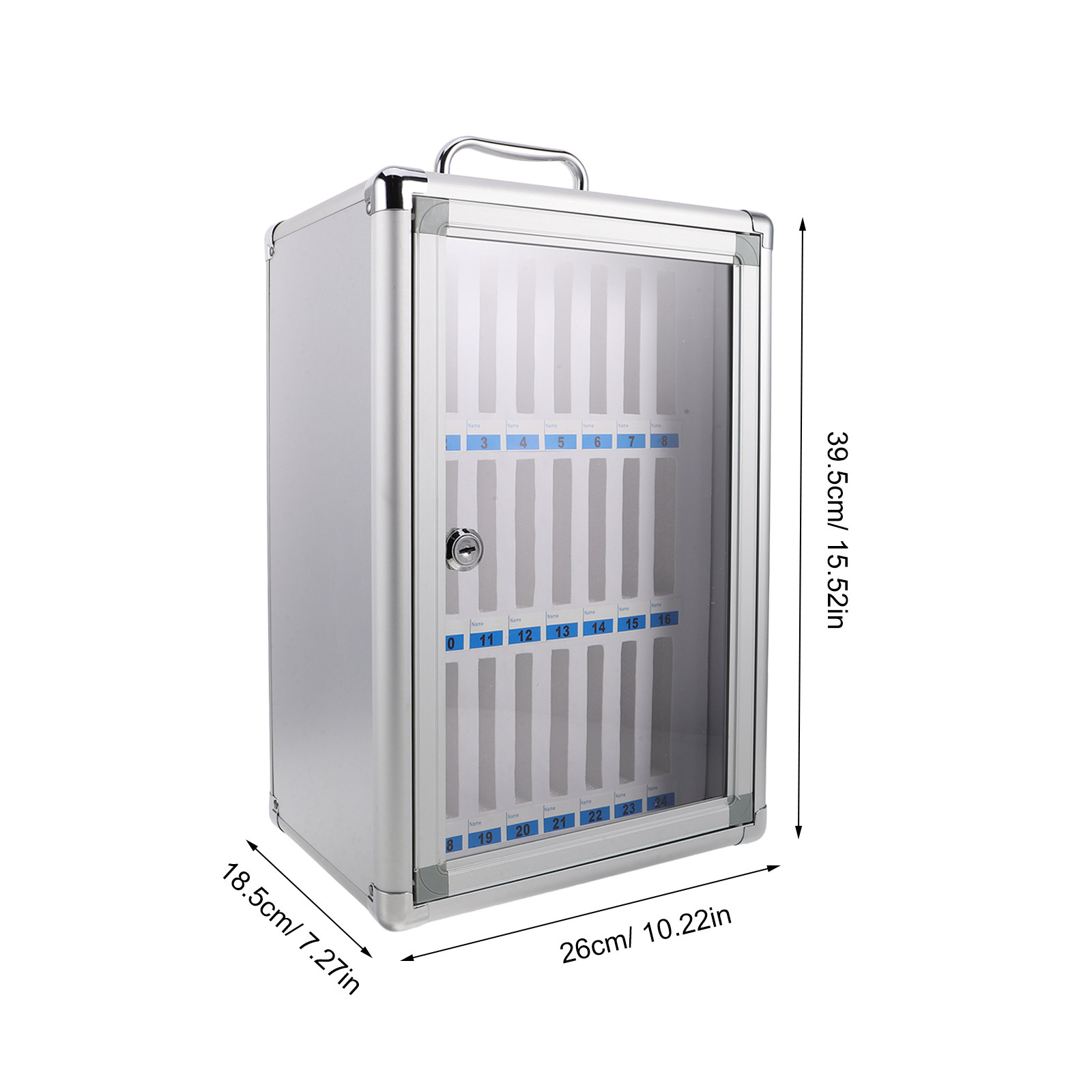 24-Slots Cell Phone Locker Alu - Office Storage Cabinet ulasan dan harga