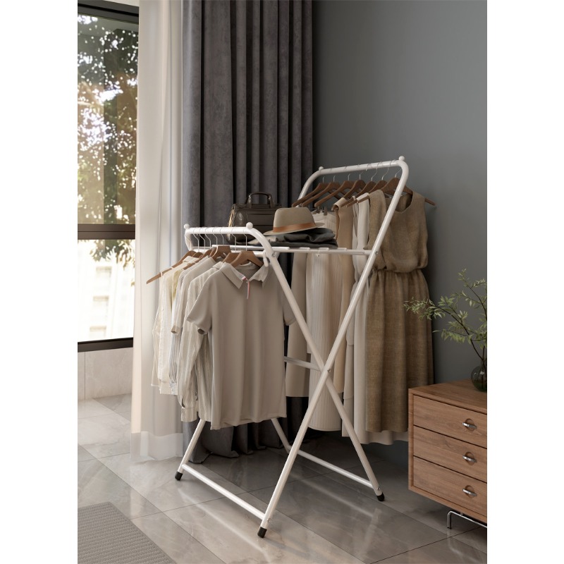 Clothes drying rack floor-to-c - Coat Rack Standing ulasan dan harga