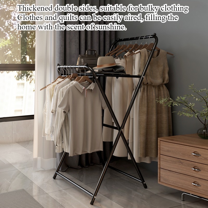 Clothes drying rack floor-to-c - Coat Rack Standing ulasan dan harga