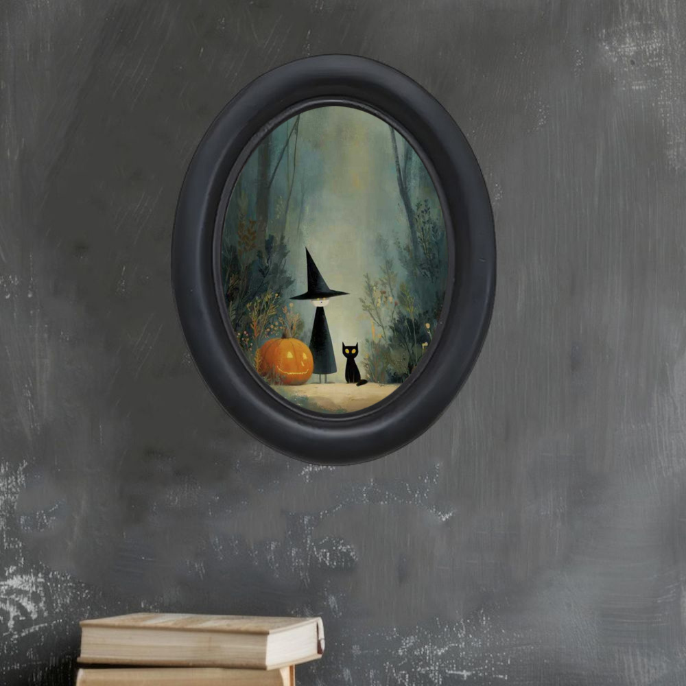 A 3D Vintage Halloween Witch a - Office Furniture Design ulasan dan harga
