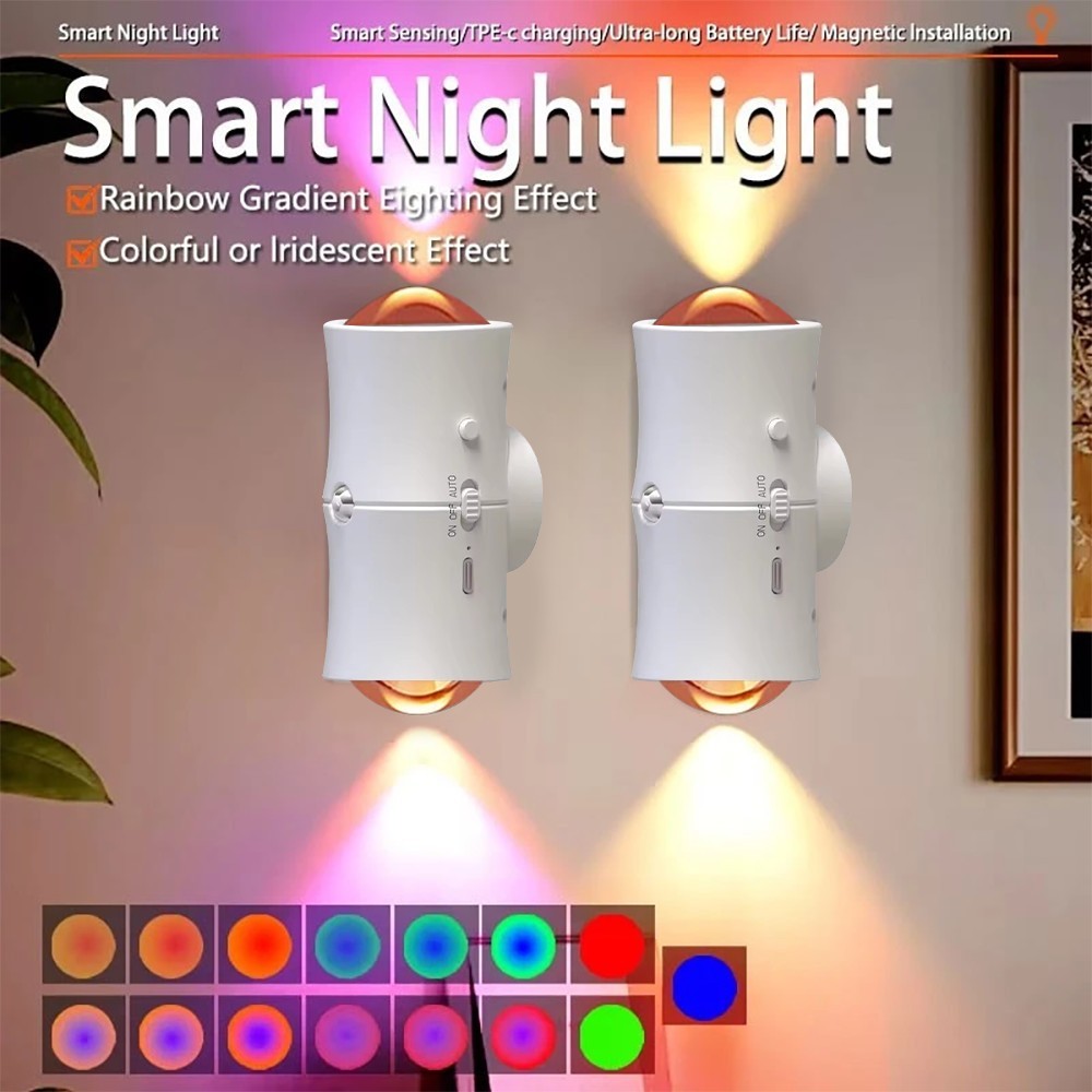 RGB 7colors Motion Sensor LED  - Room Divider Bamboo ulasan dan harga