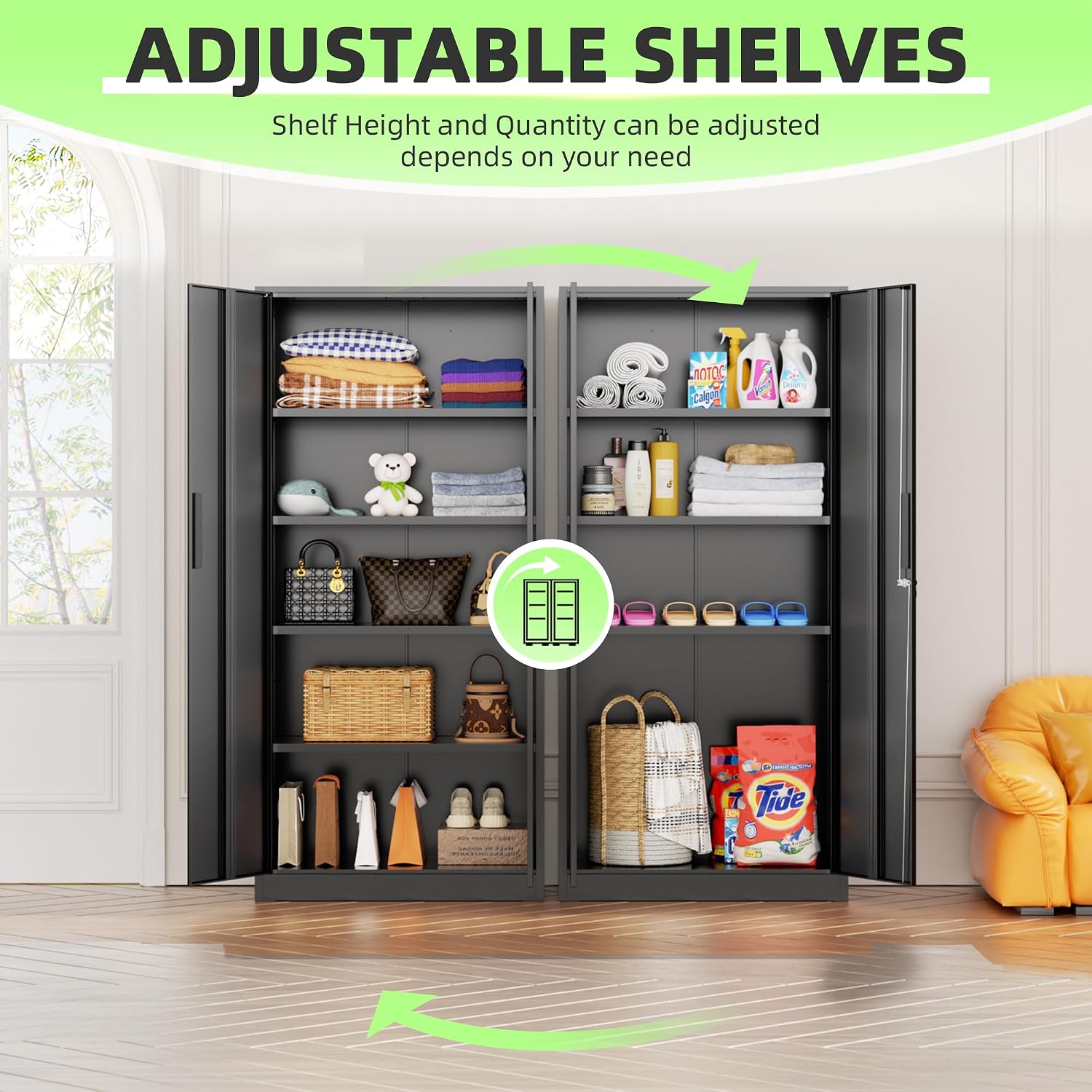 Tall Metal Storage Cabinet Org - Office Storage Cabinet ulasan dan harga