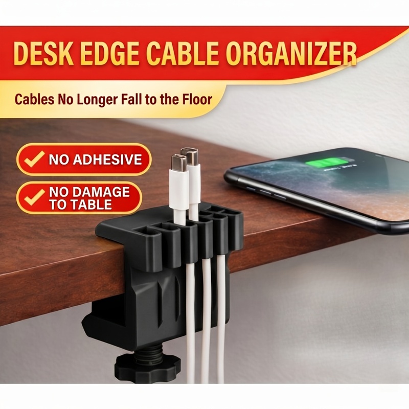 3 desktop cable manager clips  - Office Furniture Design ulasan dan harga