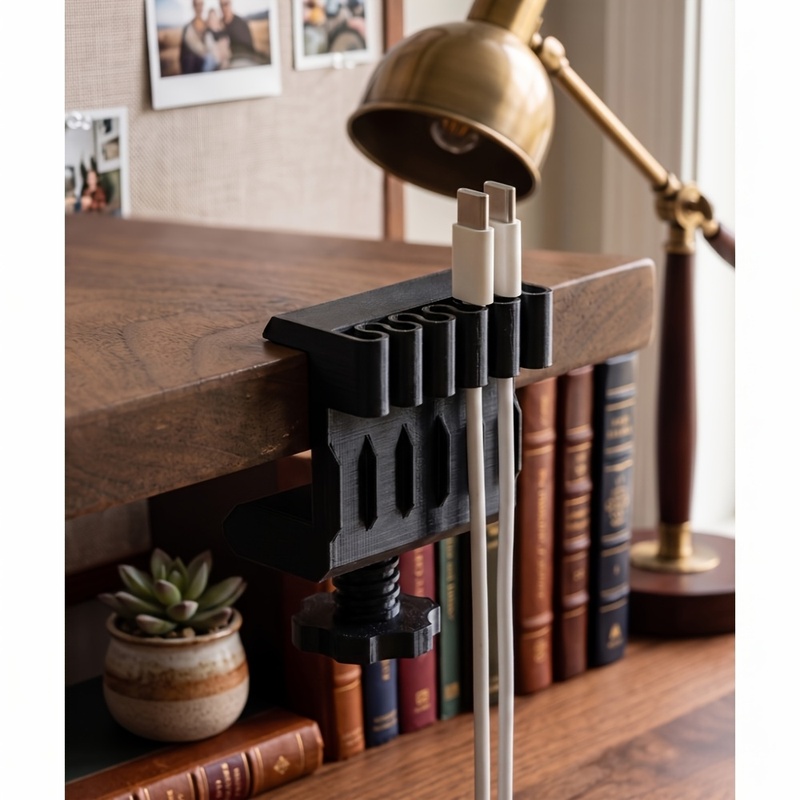 3 desktop cable manager clips  - Office Furniture Design ulasan dan harga