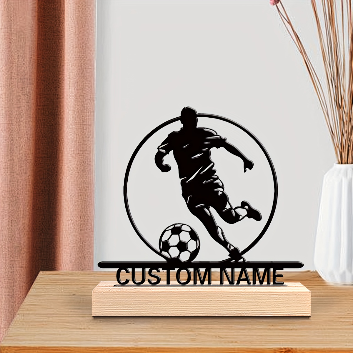 Custom Soccer Player Metal Sta - Office Furniture Design ulasan dan harga