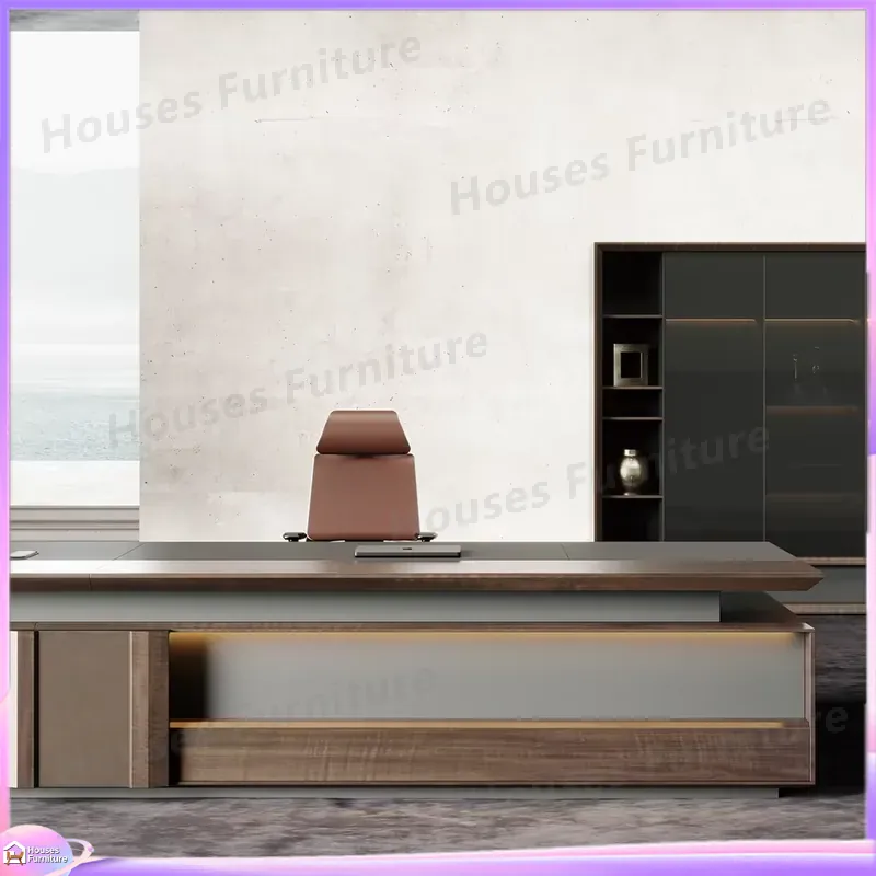 Luxury Executive Desk Solid Wo - Office Furniture Luxury ulasan dan harga