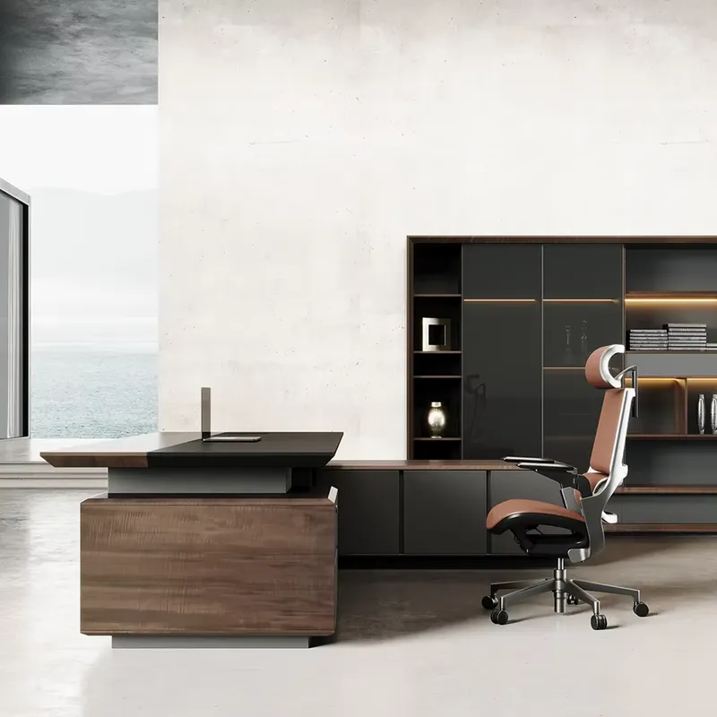 Luxury Executive Desk Solid Wo - Office Furniture Luxury ulasan dan harga