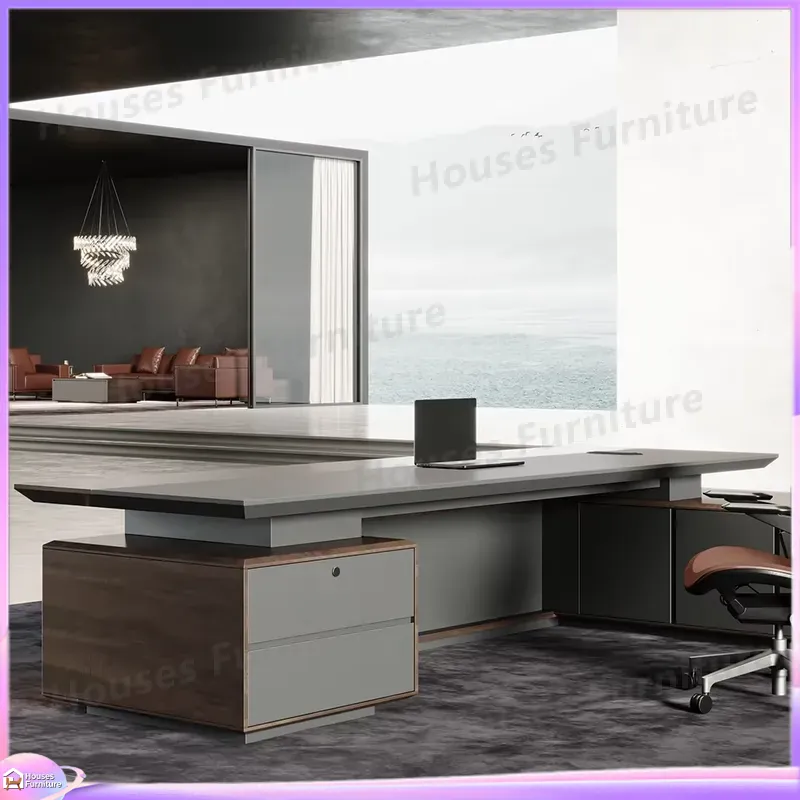 Luxury Executive Desk Solid Wo - Office Furniture Luxury ulasan dan harga