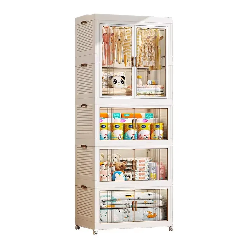 Transparent Plastic Folding St - Office Storage Cabinet ulasan dan harga