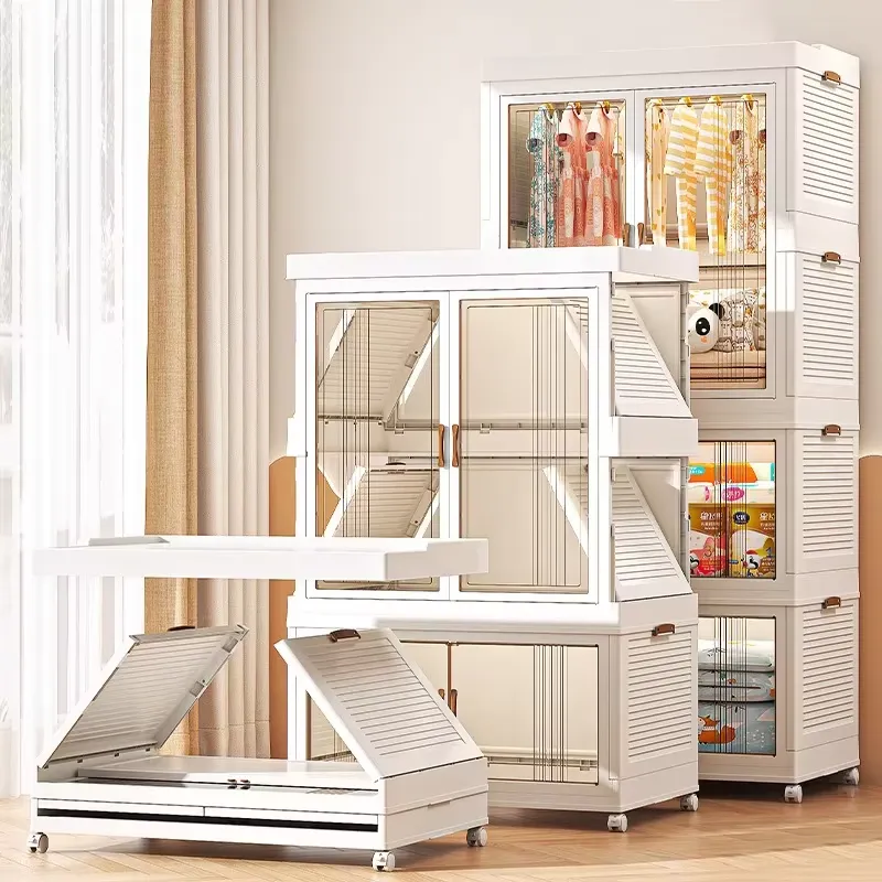Transparent Plastic Folding St - Office Storage Cabinet ulasan dan harga