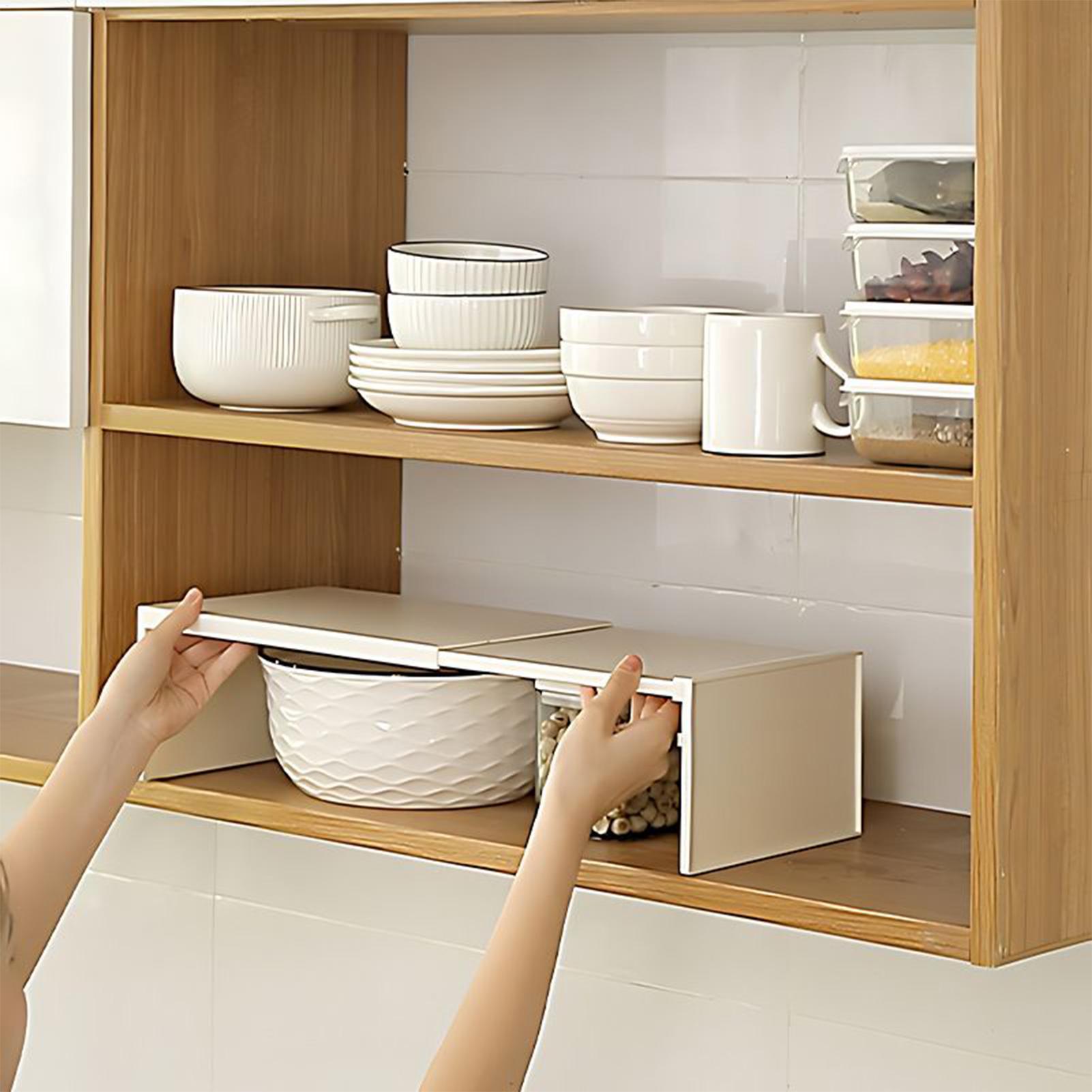 Kitchen Stretchable Cabinet Sh - Room Divider Bamboo ulasan dan harga
