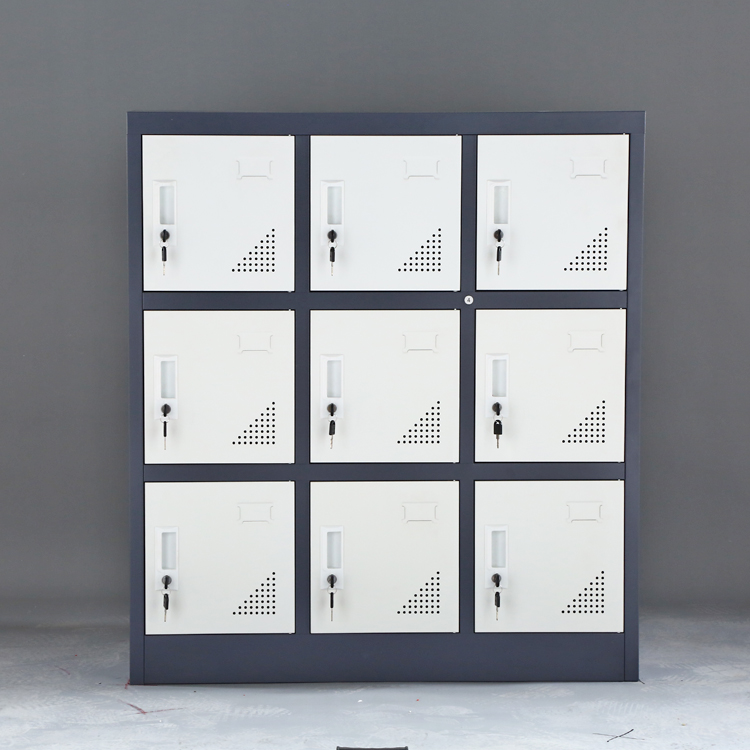 9 Door Metal Locker Storage Of - Office Storage Cabinet ulasan dan harga