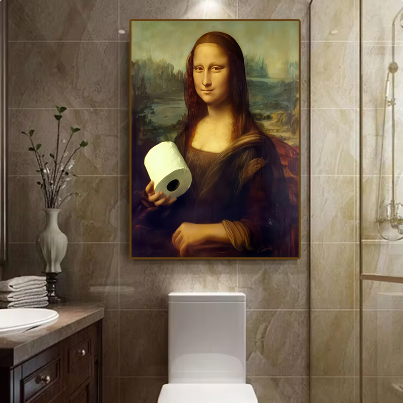 1pc Funny Abstract Bathroom To - Office Furniture Design ulasan dan harga