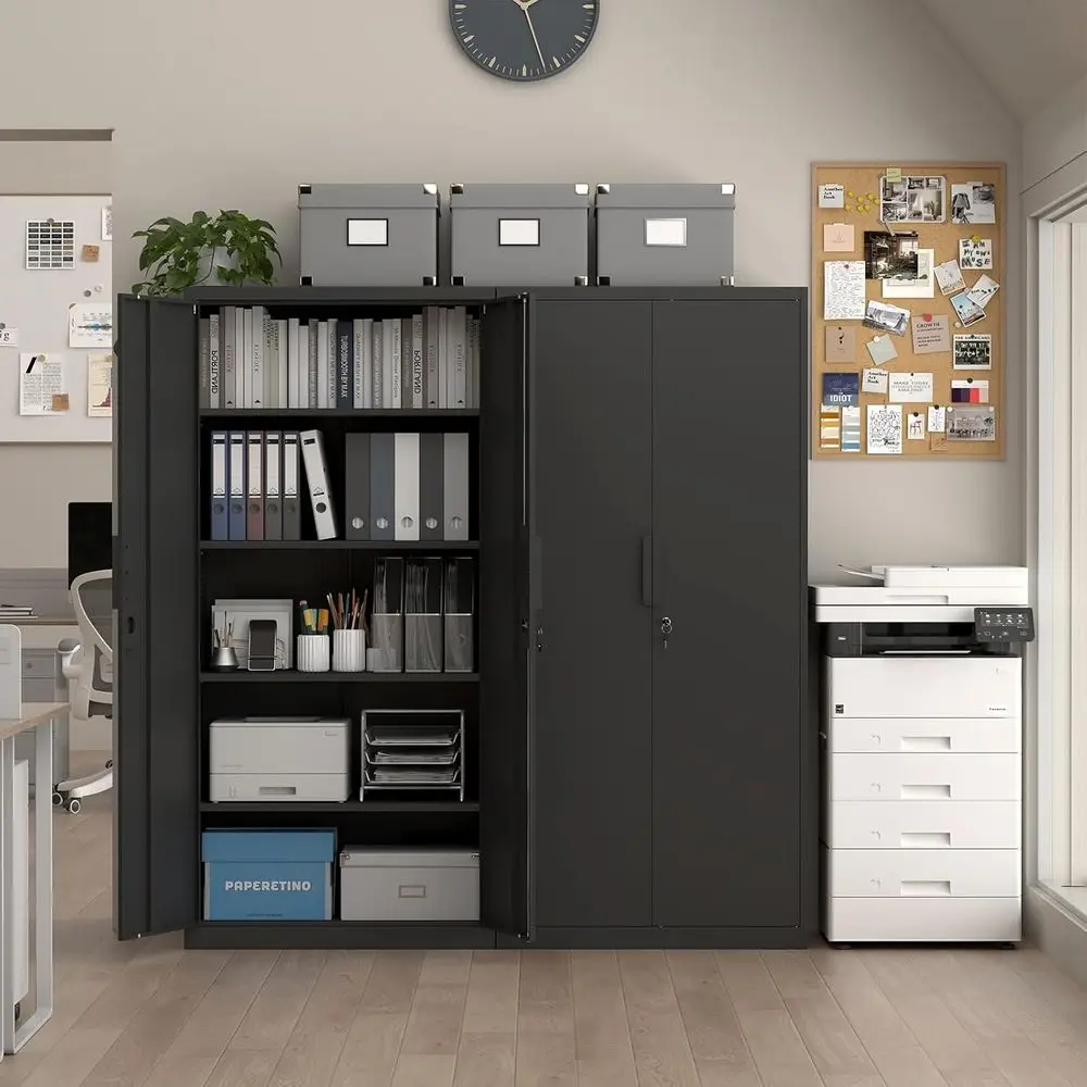 72 High Heavy-Duty Metal Stora - Office Storage Cabinet ulasan dan harga