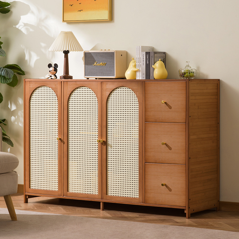 Retro style bamboo living room - Room Divider Bamboo ulasan dan harga