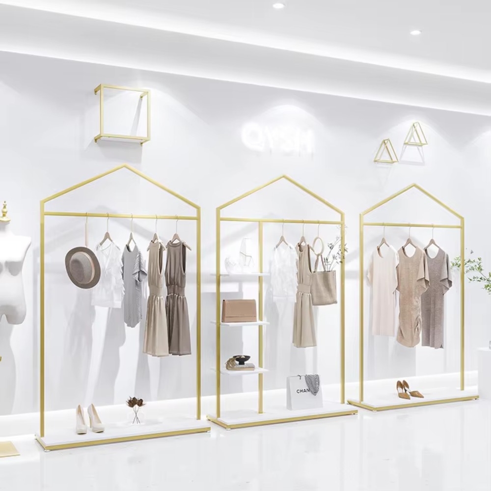 Polished Gold Stainless Steel  - Coat Rack Standing ulasan dan harga