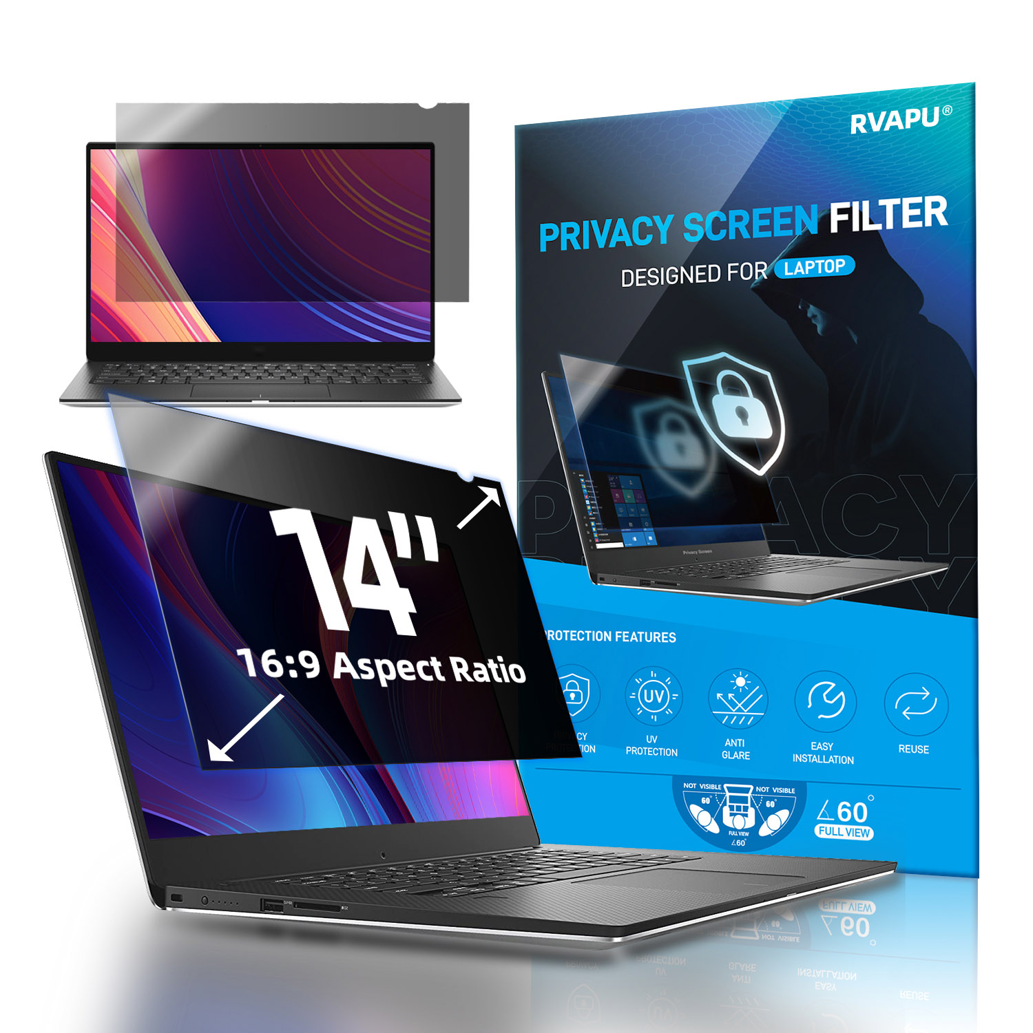 For Laptop 14 inch Privacy Ant - Monitor Privacy Filter ulasan dan harga