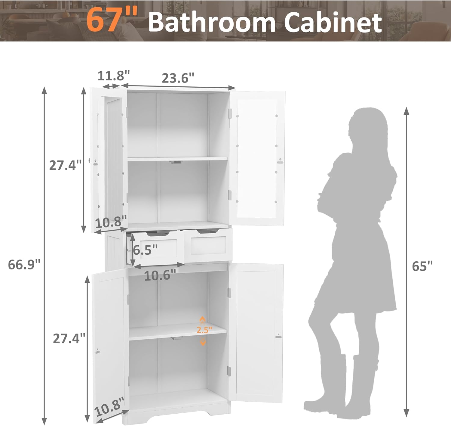 Tall Bathroom Storage Cabinet  - Office Storage Cabinet ulasan dan harga