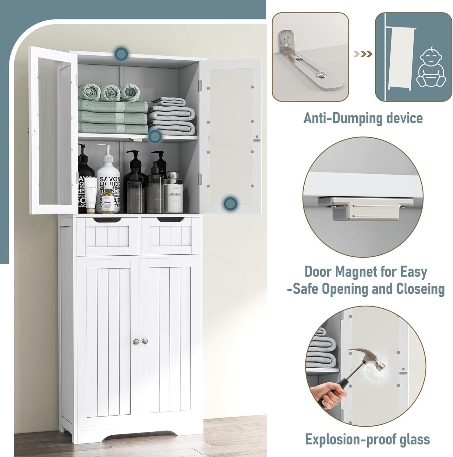 Tall Bathroom Storage Cabinet  - Office Storage Cabinet ulasan dan harga